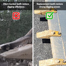Skid Steer Bolt-on Trenching Bucket Teeth