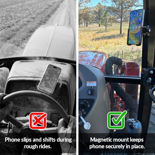 Magnetic Tractor Phone Mount