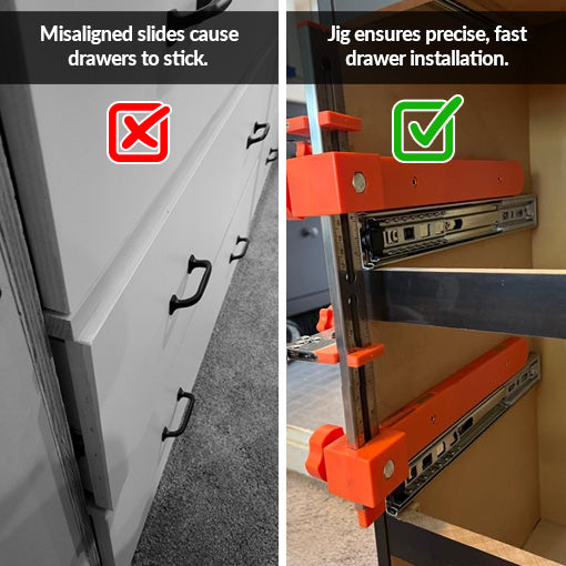 Universal Drawer Installation Slide Jig