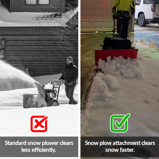 Snowblower Snow Plow Attachment Kit