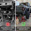 Heavy-Duty Medium Profile Pin Type Adjustable Jack Stand