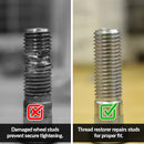 M12 & M14 Wheel Stud Thread Restorer Kit