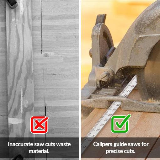 Quick Adjust Circular Saw Guide Rail