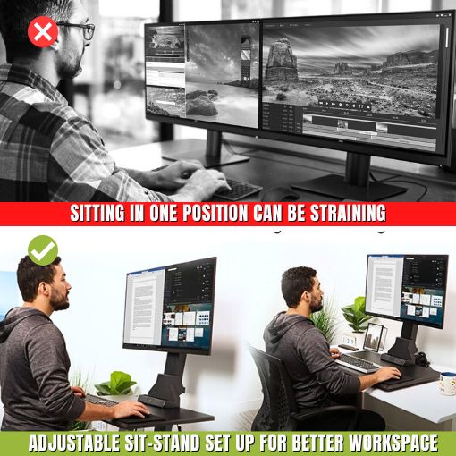 Electric Standing Desk Converter