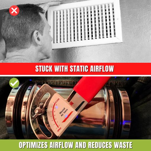 HVAC Duct Manual Volume Backdraft Damper