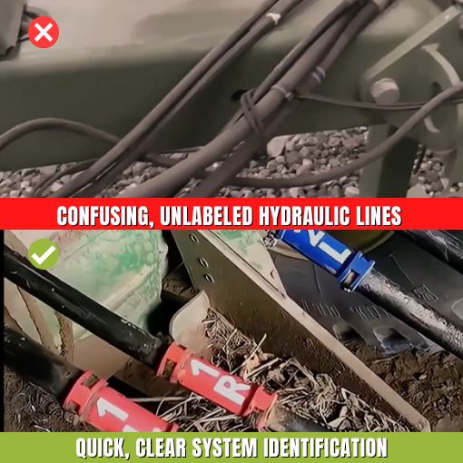 Hydraulic Line Labels