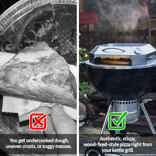 Kettle Grill Pizza Oven Kit