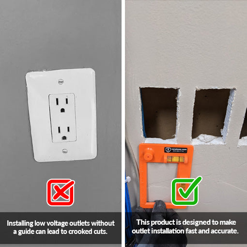 Low Voltage Mounting Bracket Template