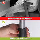 No-Tool Office Chair Cylinder Clamps (Stop Chair From Sinking)