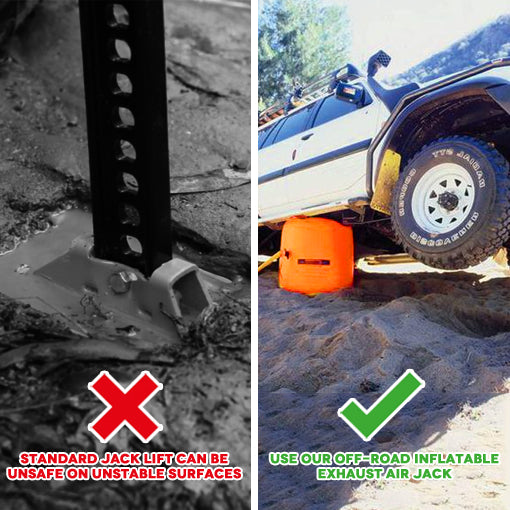 Off-Road Inflatable Exhaust Air Jack