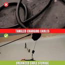 Retractable EV Charging Cable Holder