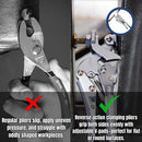 Reverse-Action Clamping Plier