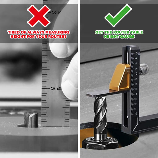 Router Table Height Gauge