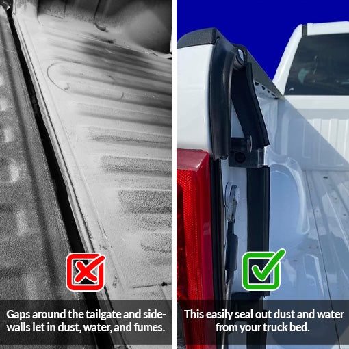 Tailgate Seal with Taper Seal