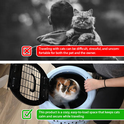 Top Load Travel Cat Kennel