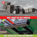 Tractor Bucket Hay Bale Spear Frame Attachment