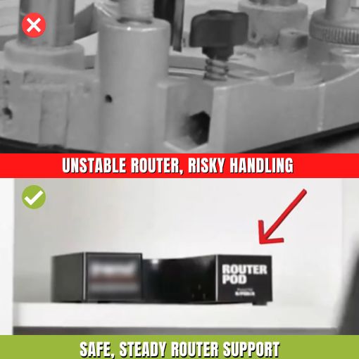 U-Shaped Router Safety Stand