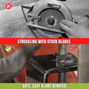 Universal Lawn Mower Blade Removal Holding Tool