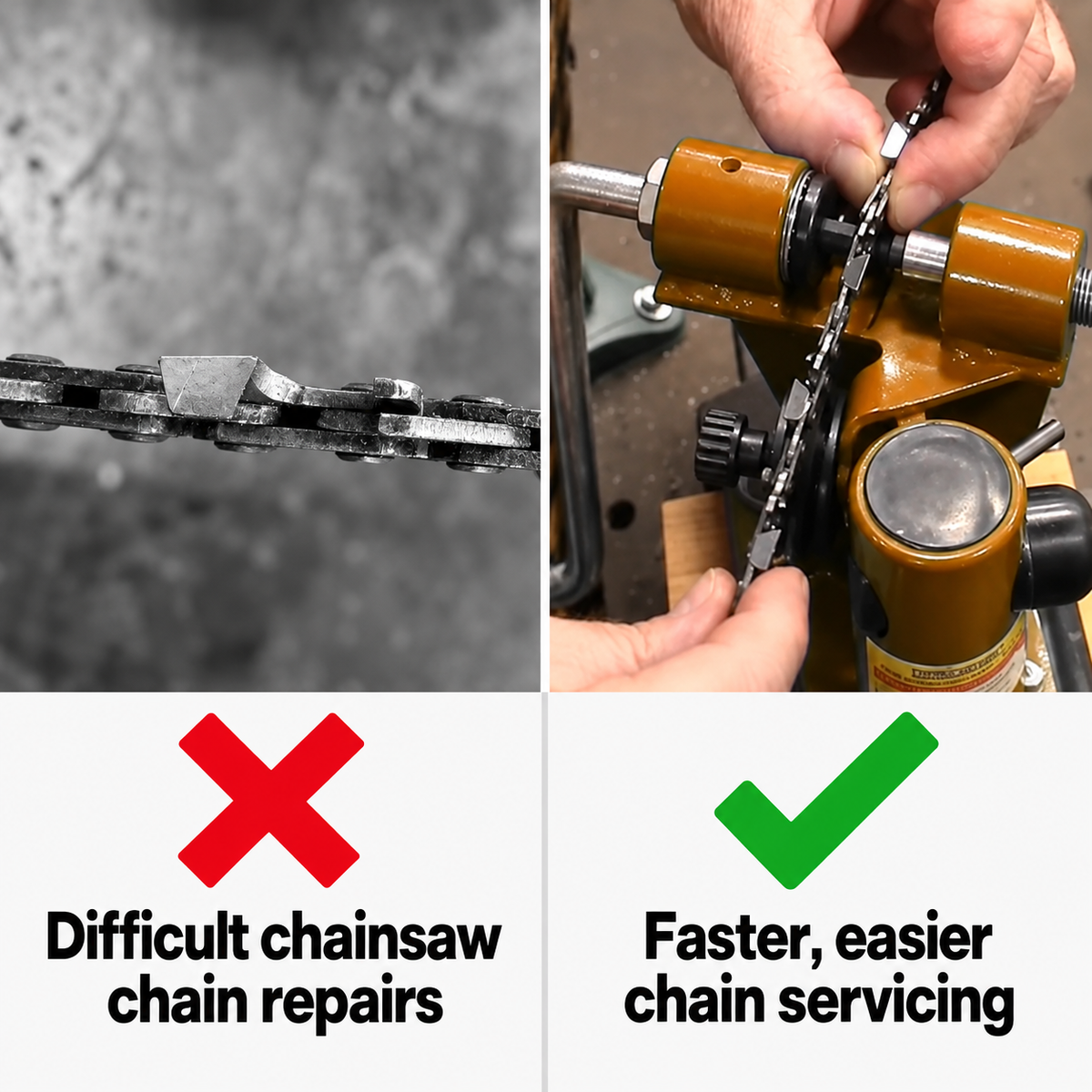 Chainsaw Saw Chain Spinner