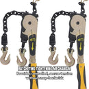 2-Pack Heavy Duty Ratcheting Chain Load Binder Kit