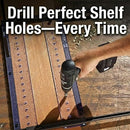 24-inch Adjustable Straight Holes Shelf Drilling Jig