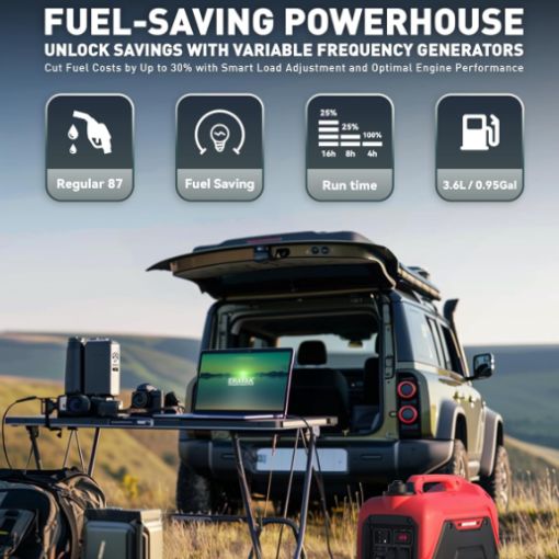 2400W Portable Quiet Inverter Generator