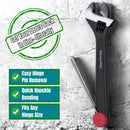 Adjustable Door Hinge Knuckle Bender