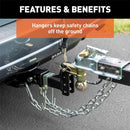 Trailer Safety Chain Holder Bracket