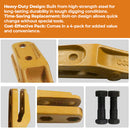 Skid Steer Bolt-on Trenching Bucket Teeth