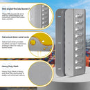 4-Pack Shipping Container Metal Air Vents
