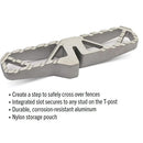 Portable T-Post Fence Step