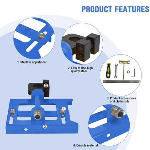 Adjustable Chainsaw Mill Lumber Cutting Guide Set