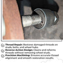 M12 & M14 Wheel Stud Thread Restorer Kit