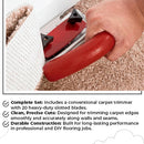 Carpet Trimmer with Heavy-Duty Slotted Blades