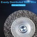 Wire Brush Drill Adapter Set