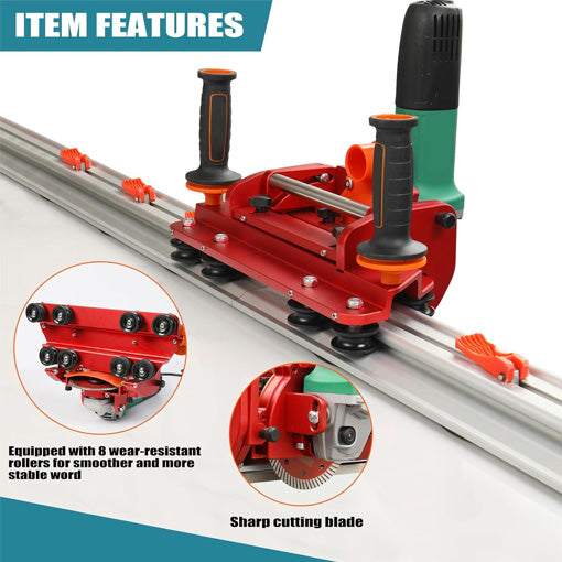 Electric Orbital Angle Grinder Tile Cutter for Large Tiles