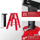 Heavy-Duty Medium Profile Pin Type Adjustable Jack Stand