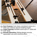 Cove Cutting Table Saw Jig