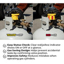 Easy-View Gas Cylinder Valve Indicator
