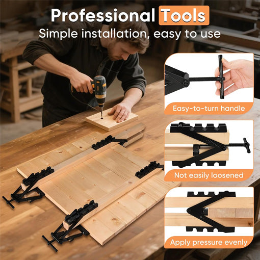 4-way Pressure Clamp Set