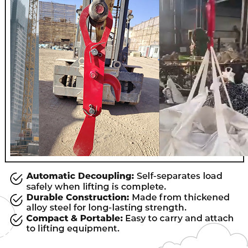 Self-Dumping Lifting Hook