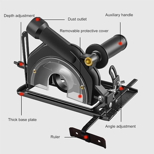 Angle Grinder Cutting Stand with Dust Collection
