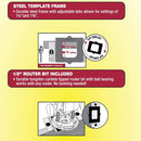 Complete Door Hinge Installation Template Kit