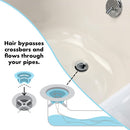 No-Hair Catch Bathtub Drain Funnel