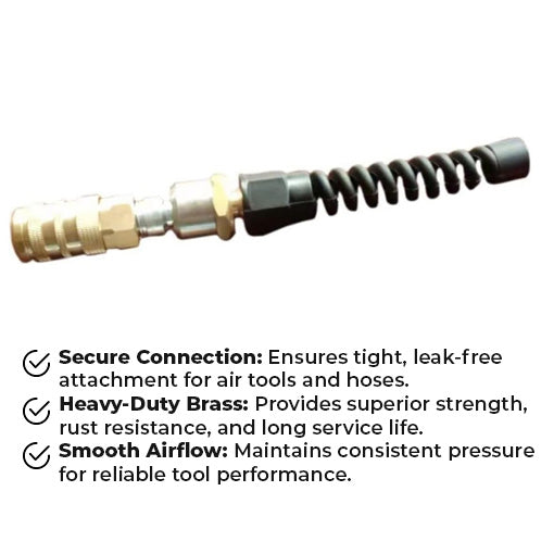 Air Hose Brass Swivel Coupler