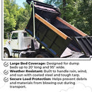 Electric Aluminum 4-Spring Dump Truck Tarp System