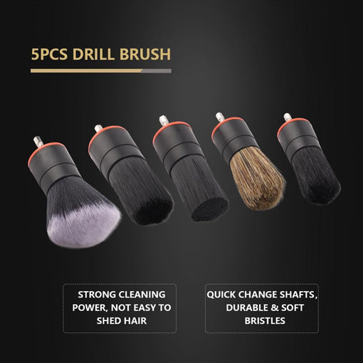 Car Detail Drill Brush Attachment Set