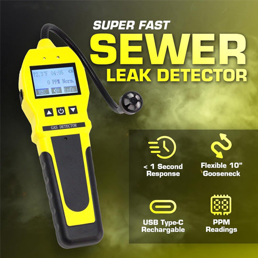 Sewer Gas Leak Detector