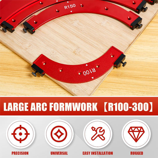 Router Radius Jig & Corner Routing Guide Set