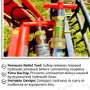 1/2" ISO Hydraulic Quick Coupling Pressure Decompression Tool